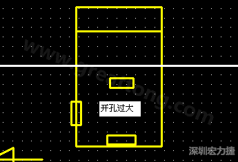 PCB設計時后焊元件焊盤開孔過大容易使焊錫流進插座造成短路。