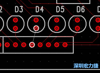 圖42 明顯的錯誤圓形標記