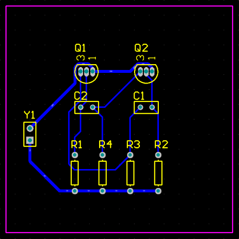 圖27 Push or Hug & Push模式仍然無(wú)法完成布線，會(huì)立即出現(xiàn)提示